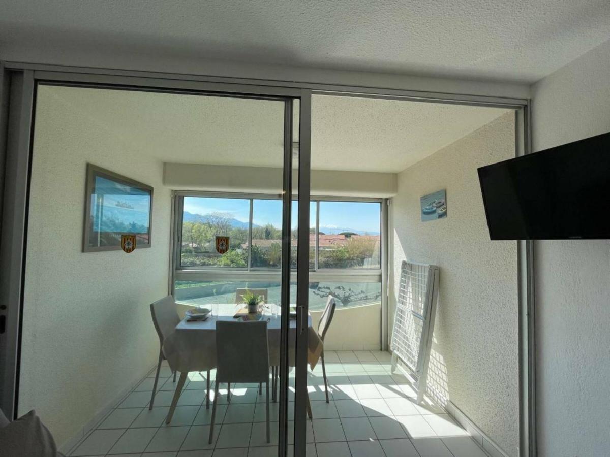 Studio Cabine Cosy Avec Piscine Et Parking, A 100M De La Plage - Argeles-Sur-Mer - Fr-1-225-91 Daire Dış mekan fotoğraf