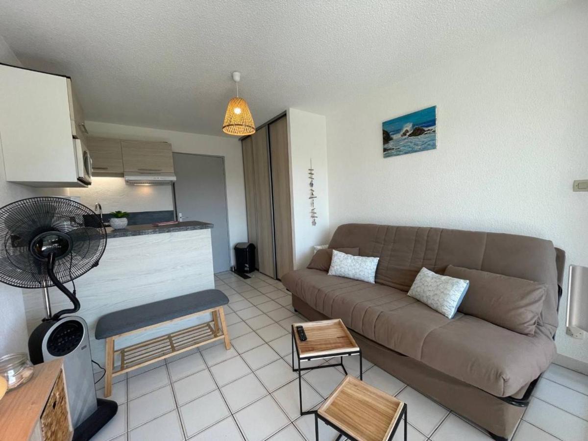 Studio Cabine Cosy Avec Piscine Et Parking, A 100M De La Plage - Argeles-Sur-Mer - Fr-1-225-91 Daire Dış mekan fotoğraf