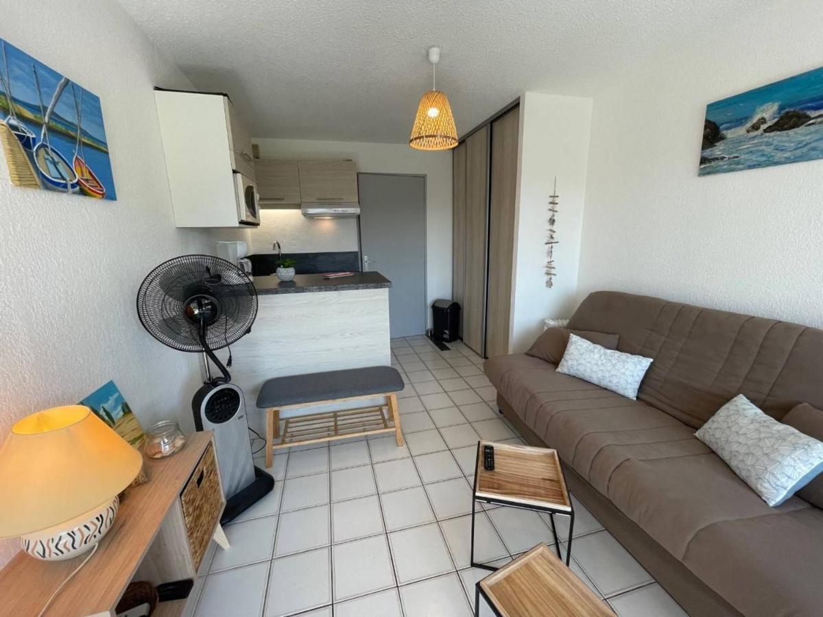 Studio Cabine Cosy Avec Piscine Et Parking, A 100M De La Plage - Argeles-Sur-Mer - Fr-1-225-91 Daire Dış mekan fotoğraf